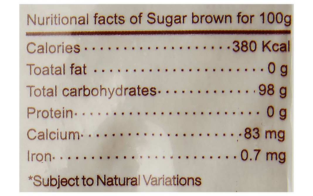 Pure & Sure Organic Sugar Brown    Pack  1 kilogram